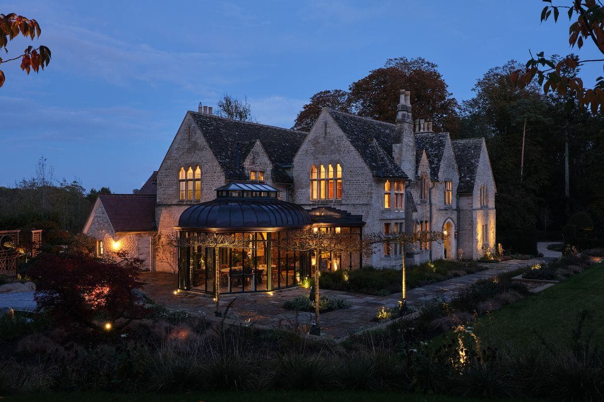 The Tews - House & Garden At Night