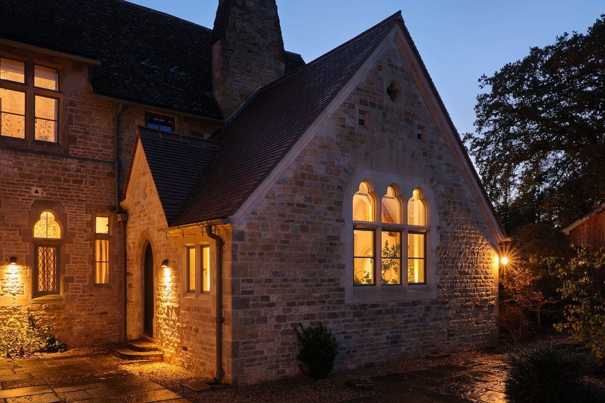 The Tews - Kitchen Exterior At Night