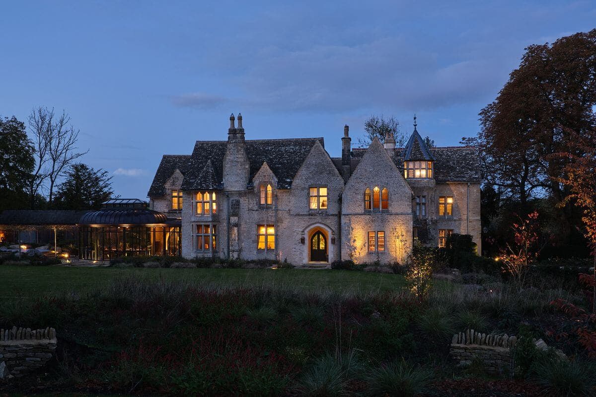 The Tews - House View At Night