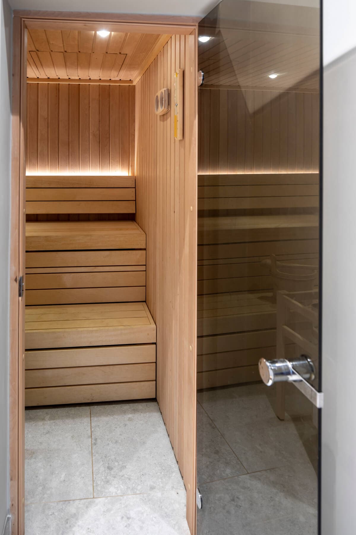 Sauna Entrance